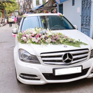 Cho thuê xe cưới Mercedes trắng